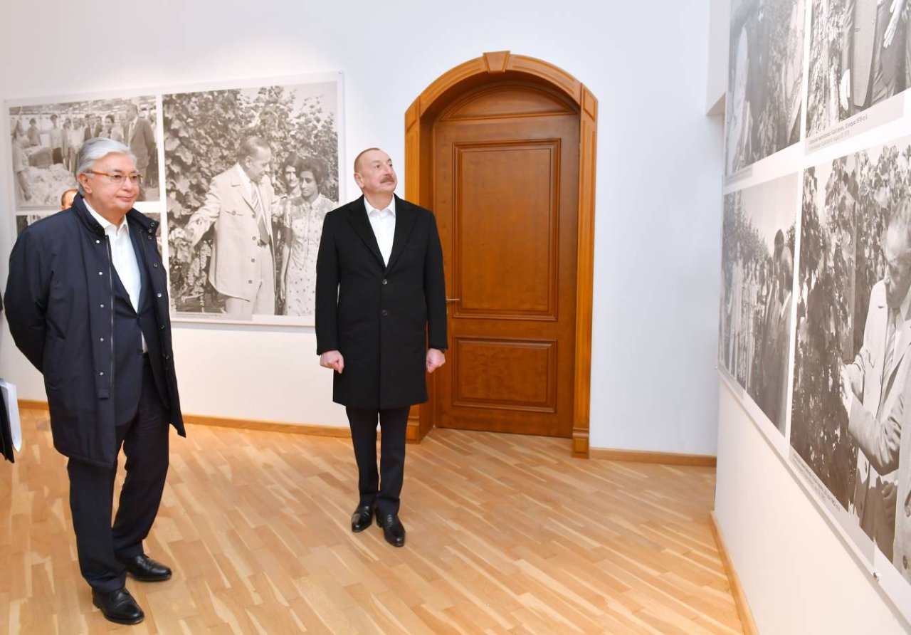 Azərbaycan və Qazaxıstan Prezidentləri ŞUŞADA - FOTO - foto 10
