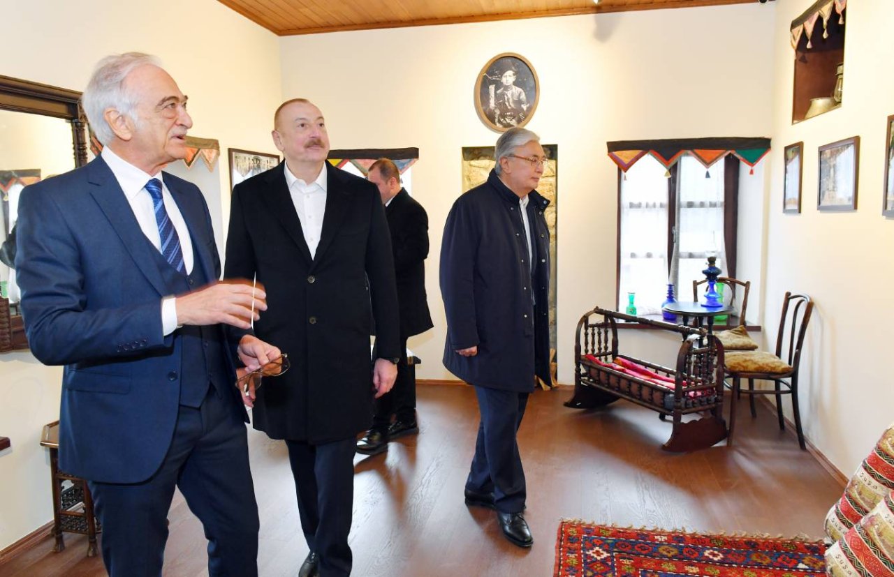 Azərbaycan və Qazaxıstan Prezidentləri ŞUŞADA - FOTO - foto 21