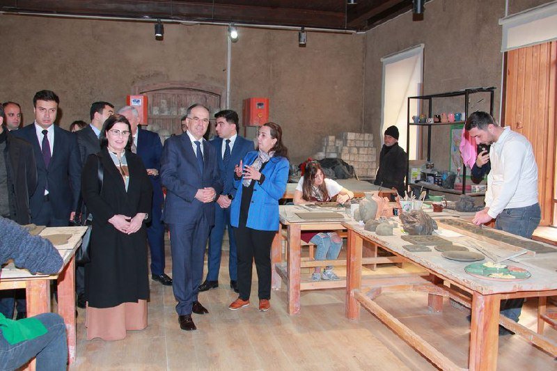 Albaniya Prezidentinin Şəki təəssüratları - FOTO - foto 3
