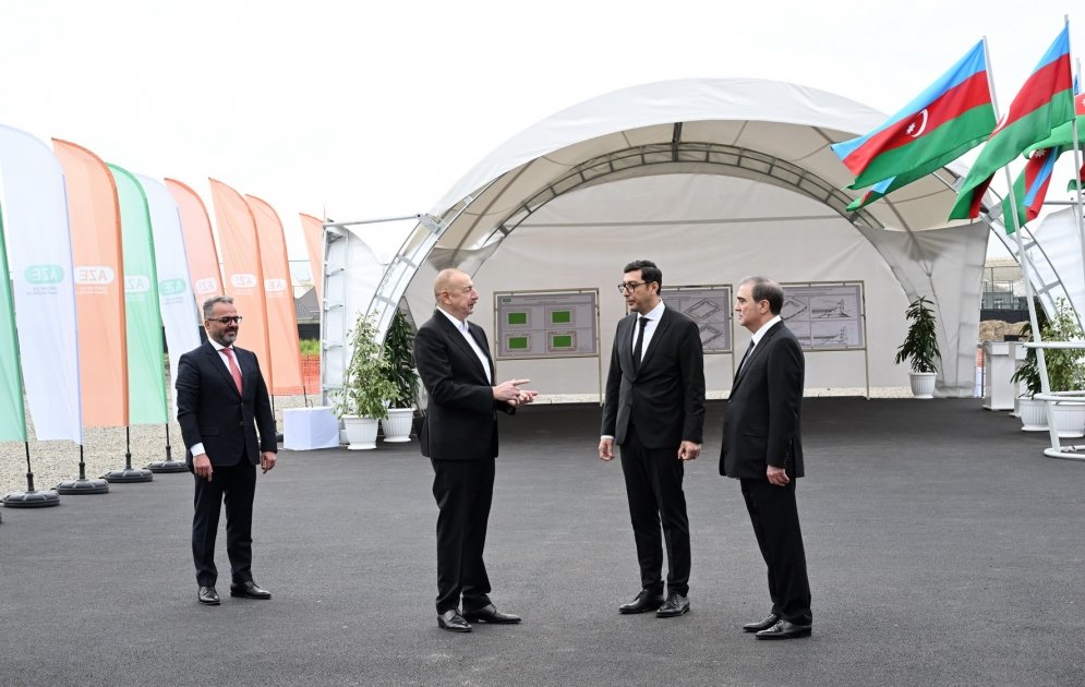 Gəncə şəhər stadionunun təməli qoyuldu - FOTO/VİDEO - foto 1