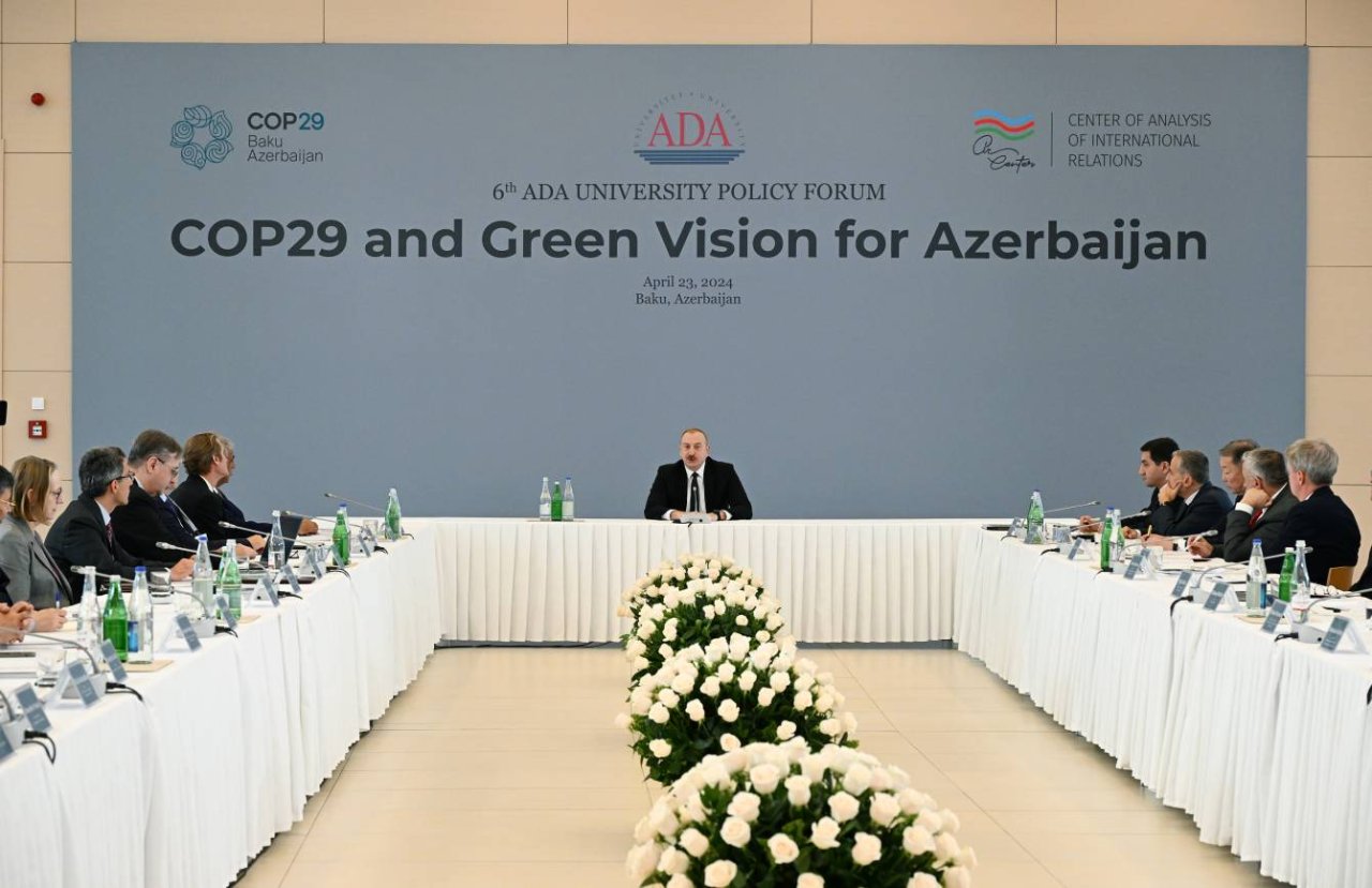 Prezident ADA Universitetində beynəlxalq forumda iştirak edib - FOTO/VİDEO - foto 2