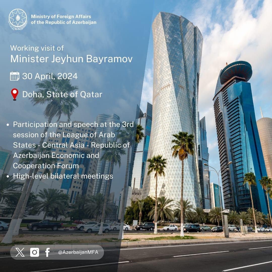 Ceyhun Bayramov Qətərə getdi - FOTO - foto 1