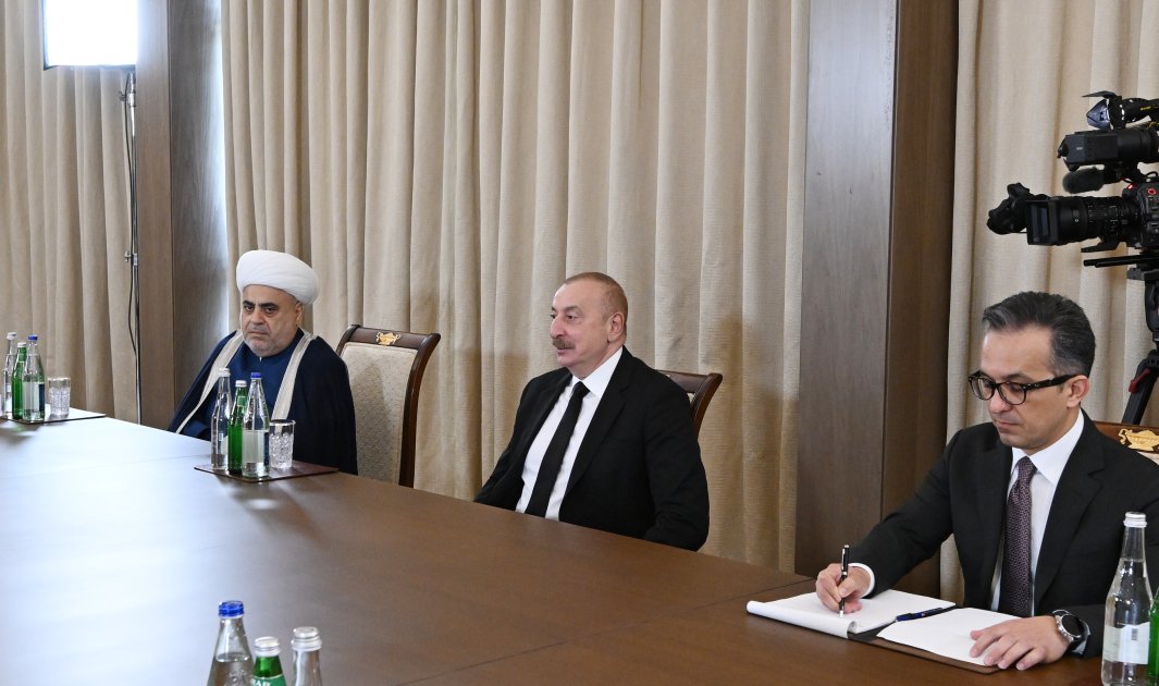 Prezident Rusiyanın Şimali Qafqaz regionunun müftilərini qəbul etdi - FOTO - foto 1