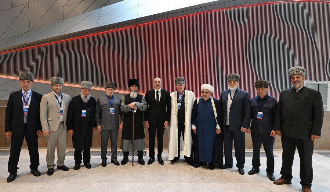 Prezident Rusiyanın Şimali Qafqaz regionunun müftilərini qəbul etdi - FOTO - foto 3