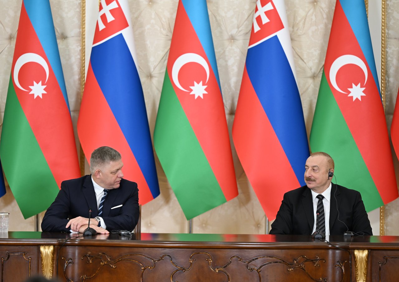 İlham Əliyev və Robert Fitso mətbuata bəyanatlarla çıxış ediblər - FOTO/VİDEO - foto 2