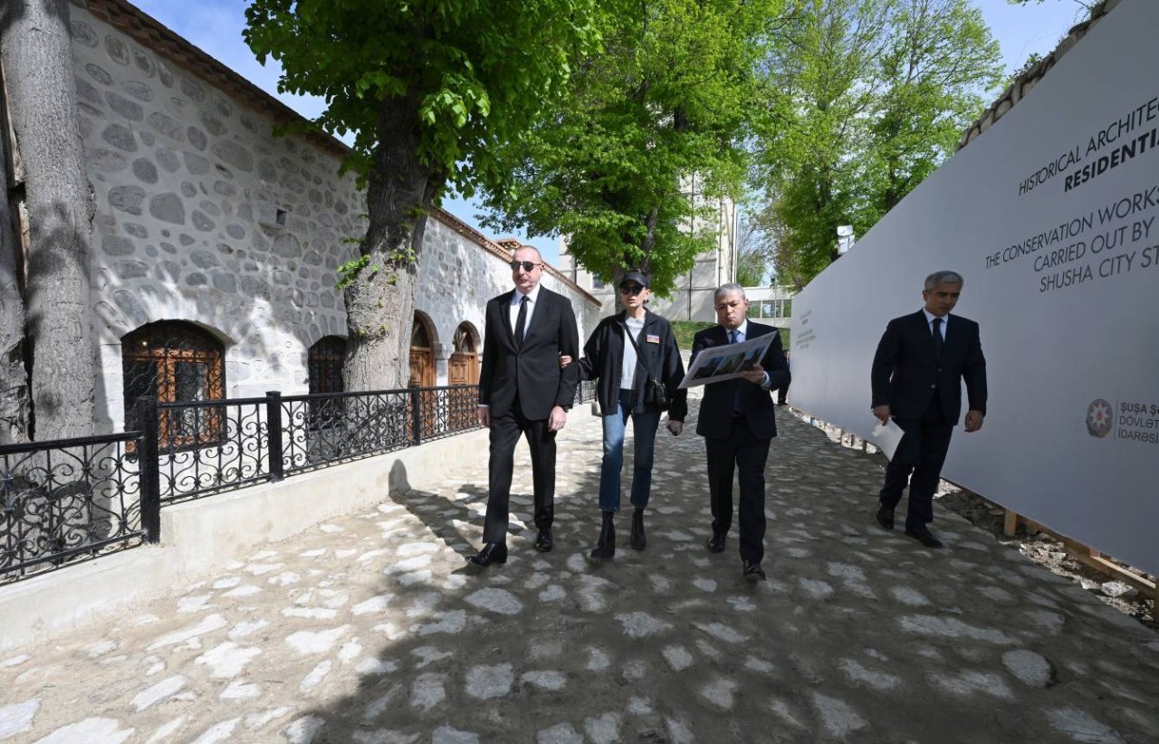 Şuşada “Şirin su” hamamının bərpadan sonra açılışı olub YENİLƏNİB/FOTO - foto 5