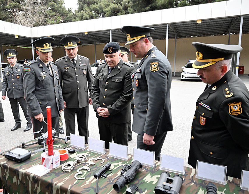 Gürcüstanın Hərbi Polis Departamentinin rəisi Azərbaycana səfər edib - FOTO - foto 4