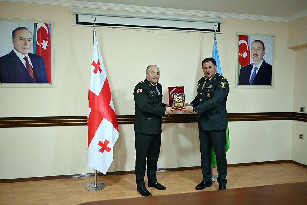 Gürcüstanın Hərbi Polis Departamentinin rəisi Azərbaycana səfər edib - FOTO - foto 3