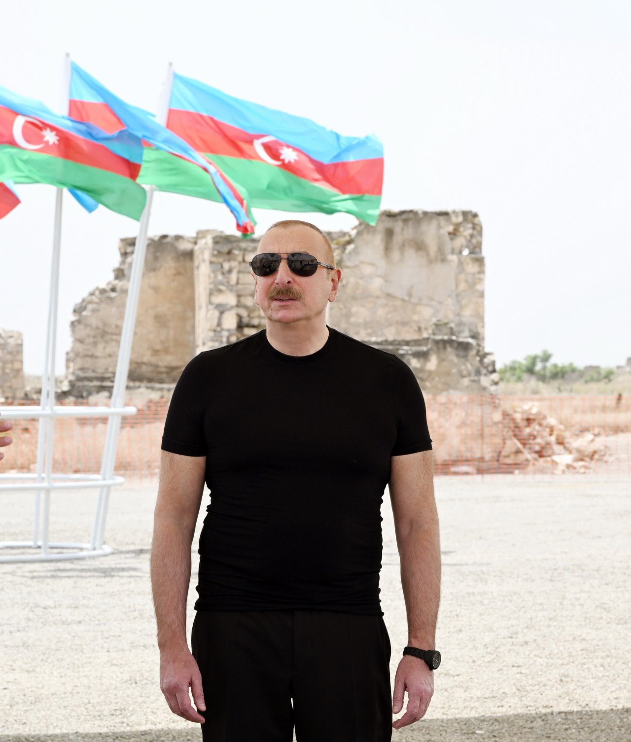 Prezident Ağdam rayonunun Nəmirli kəndinin təməlini qoyub - FOTO/VİDEO - foto 3
