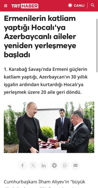 Türkiyə mətbuatı İlham Əliyevin Xocalıya səfərindən yazdı – FOTO   - foto 6