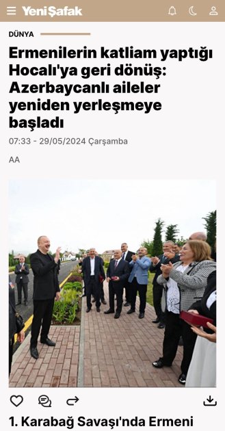 Türkiyə mətbuatı İlham Əliyevin Xocalıya səfərindən yazdı – FOTO   - foto 5