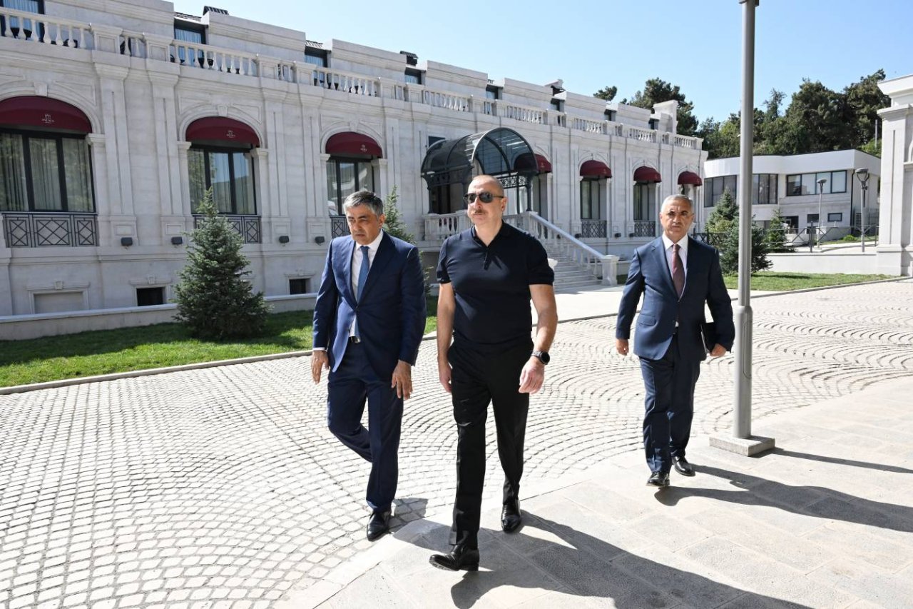 Prezident Xankəndidə “Palace” hotelinin açılışında - FOTO/VİDEO - foto 5