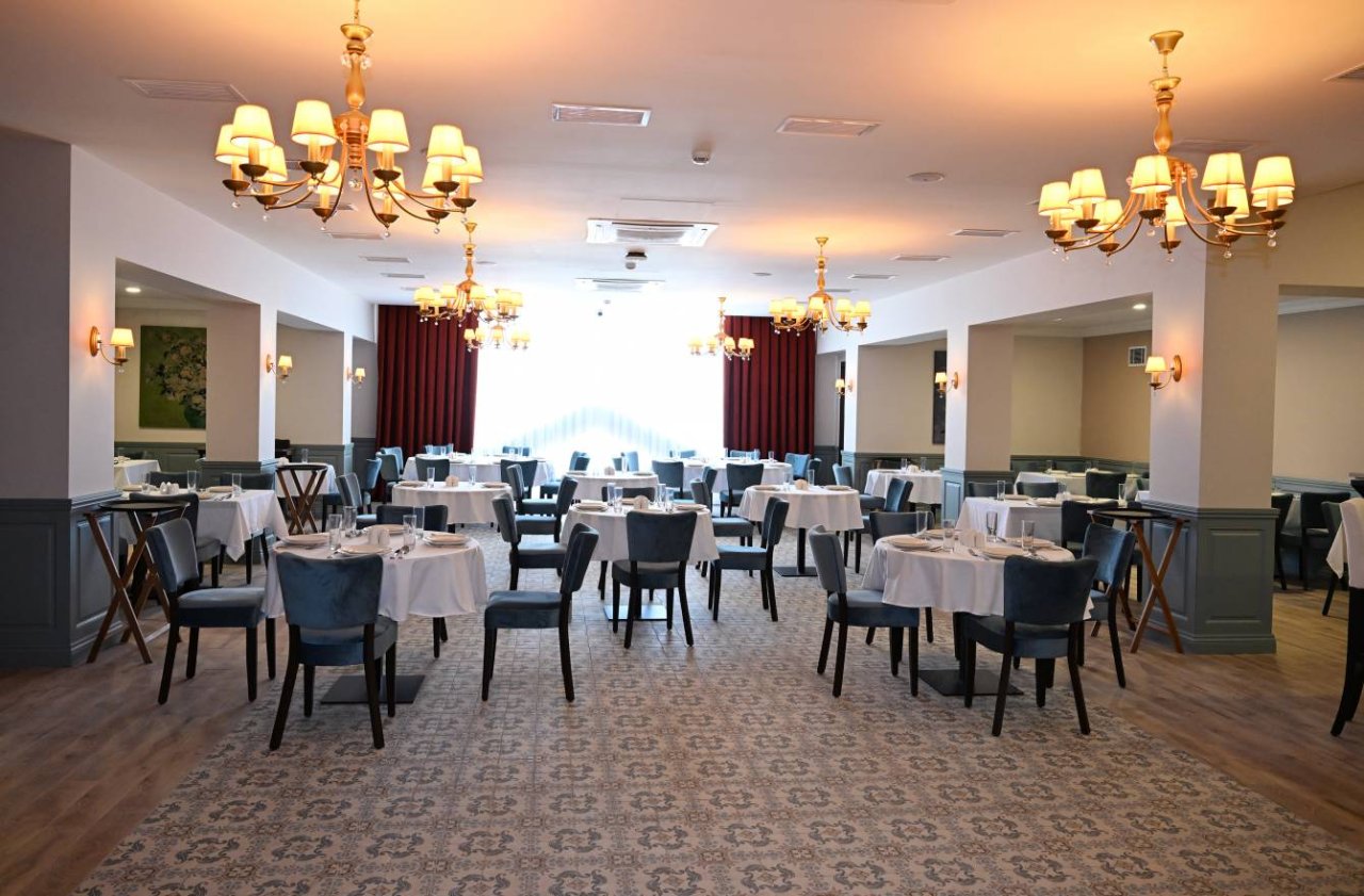 Prezident Xankəndidə “Palace” hotelinin açılışında - FOTO/VİDEO - foto 12