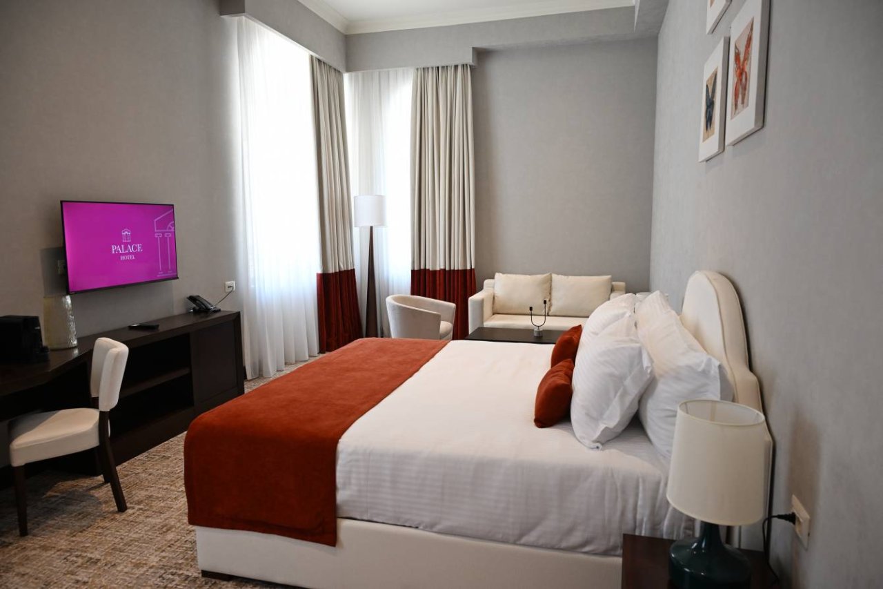 Prezident Xankəndidə “Palace” hotelinin açılışında - FOTO/VİDEO - foto 14