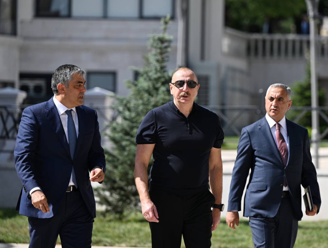 Prezident Xankəndidə “Palace” hotelinin açılışında - FOTO/VİDEO - foto 6