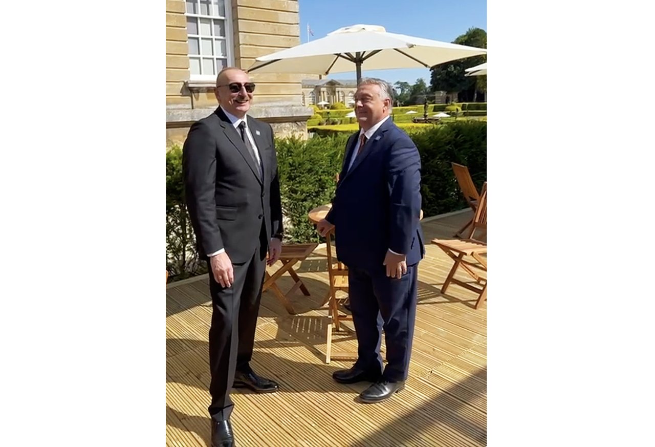 İlham Əliyev Viktor Orbanla söhbət etdi - FOTO/VİDEO - foto 6