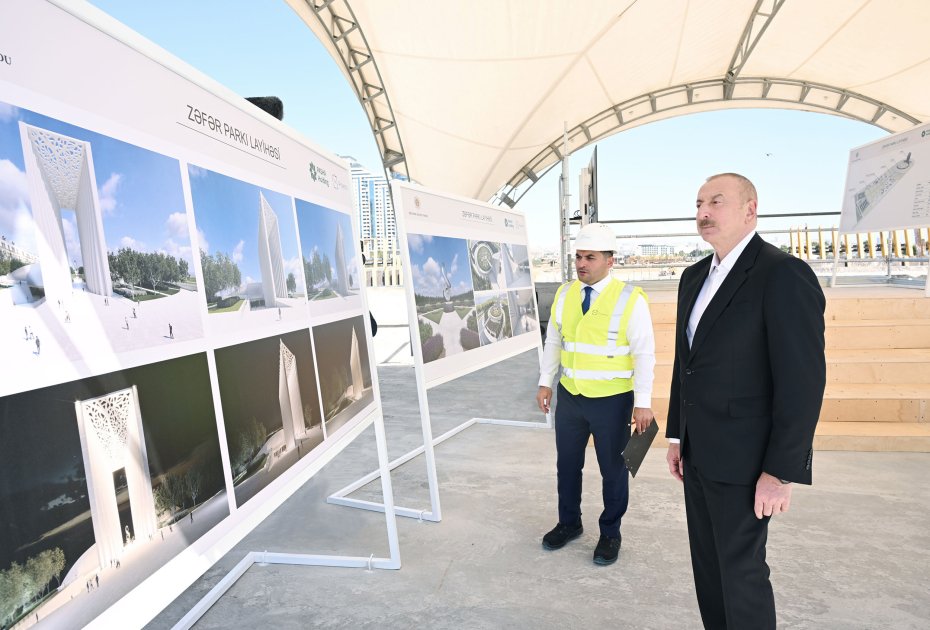 Prezident Zəfər parkında – FOTO/VİDEO - foto 3