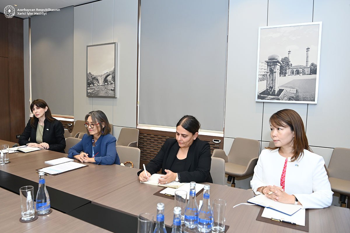 Ceyhun Bayramov BMT rəsmisi ilə iqlim dəyişikliyinin regional nəticələrini MÜZAKİRƏ EDİB - FOTO - foto 1