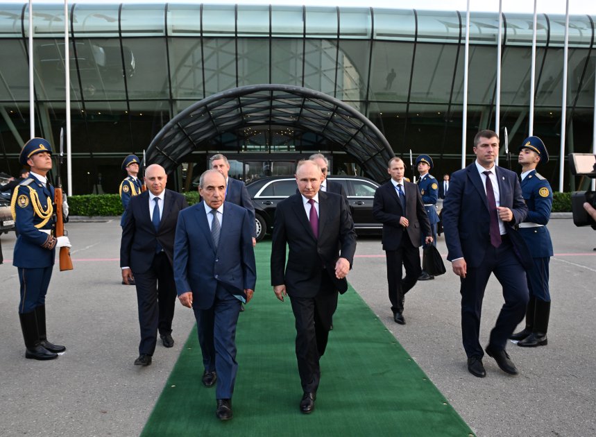 Vladimir Putinin Azərbaycana dövlət səfəri BAŞA ÇATDI - FOTO/VİDEO - foto 1