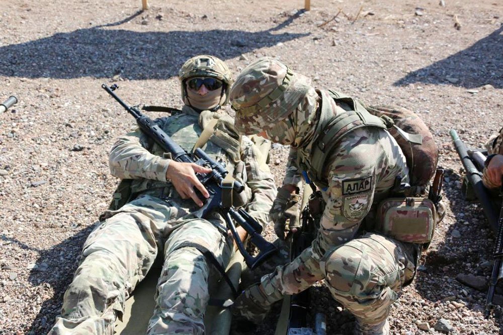 Azərbaycan və Qazaxıstan hərbçilərinin birgə təlimi başladı – FOTO - foto 2