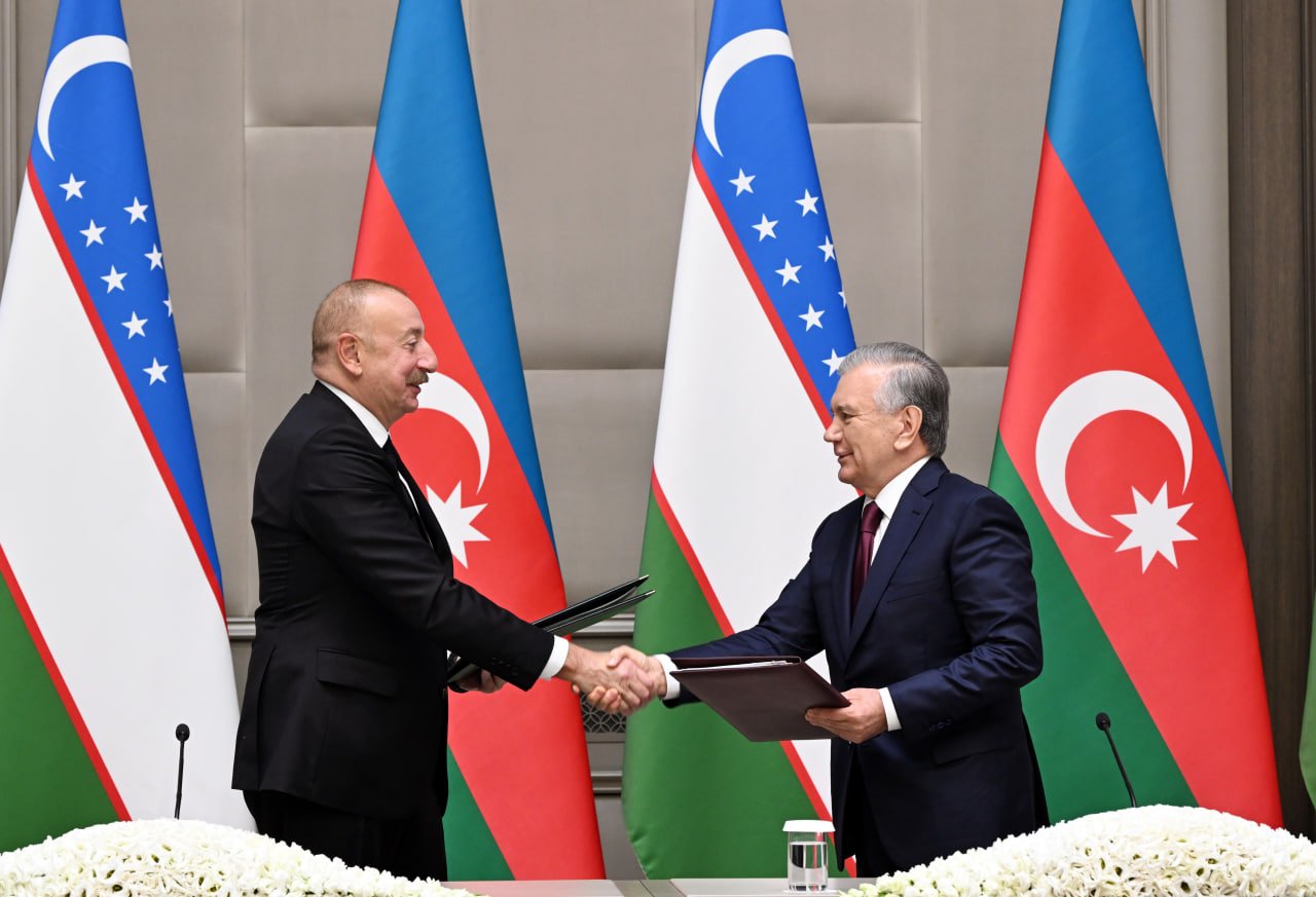 Azərbaycan-Özbəkistan sənədləri İMZALANDI - FOTO/VİDEO - foto 1