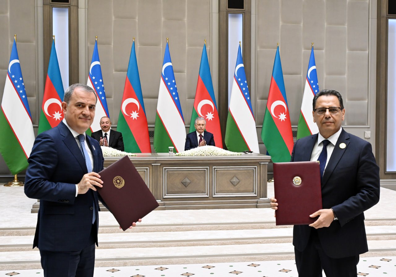 Azərbaycan-Özbəkistan sənədləri İMZALANDI - FOTO/VİDEO - foto 6