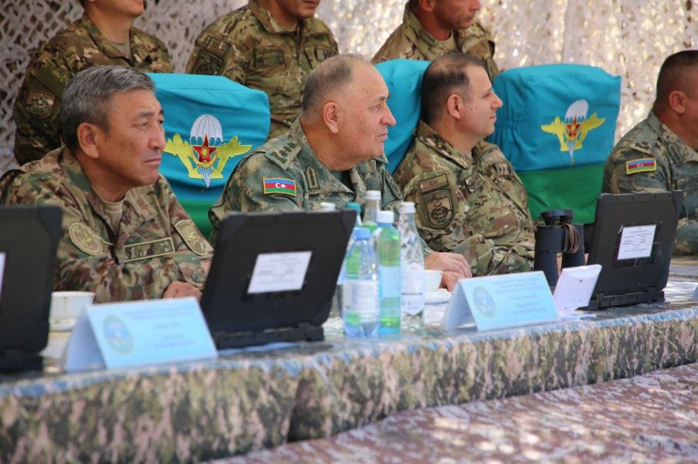 Kərim Vəliyev Almatıda Azərbaycan-Qazaxıstan təlimlərini İZLƏDİ - FOTO - foto 3