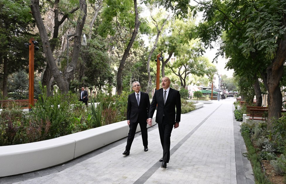 Prezident “Xəqani” bağında yaradılan şəraitlə TANIŞ OLDU - FOTO - foto 5
