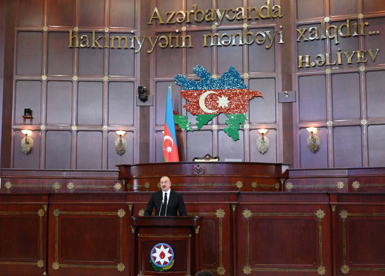 Prezident yeddinci çağırış Milli Məclisin ilk iclasında iştirak edib - FOTO/VİDEO - foto 13