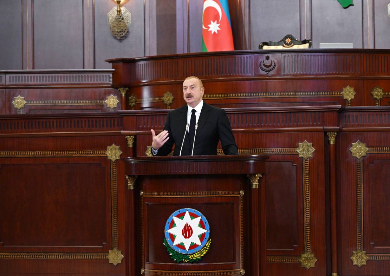 Prezident yeddinci çağırış Milli Məclisin ilk iclasında iştirak edib - FOTO/VİDEO - foto 14