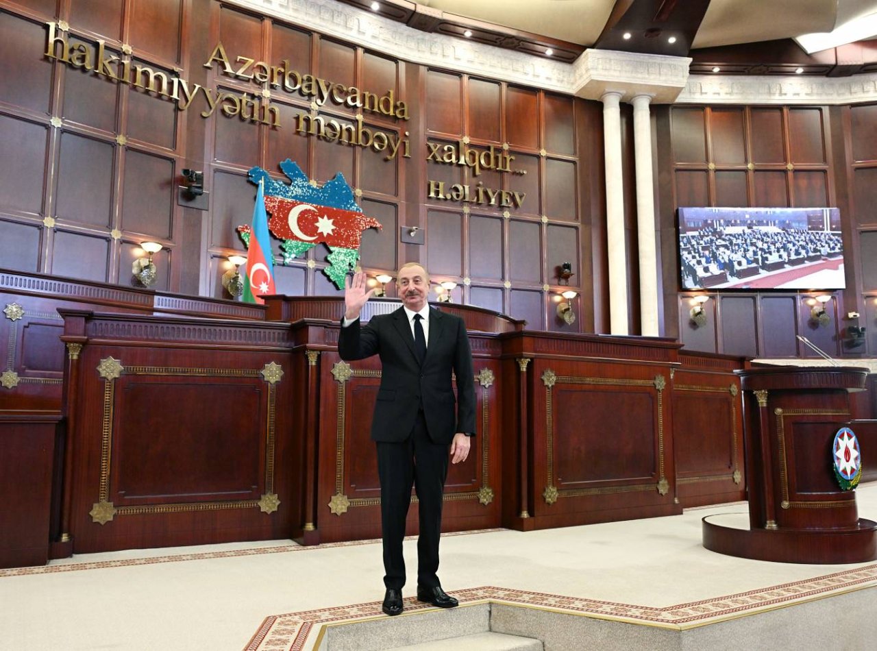 Prezident yeddinci çağırış Milli Məclisin ilk iclasında iştirak edib - FOTO/VİDEO - foto 16