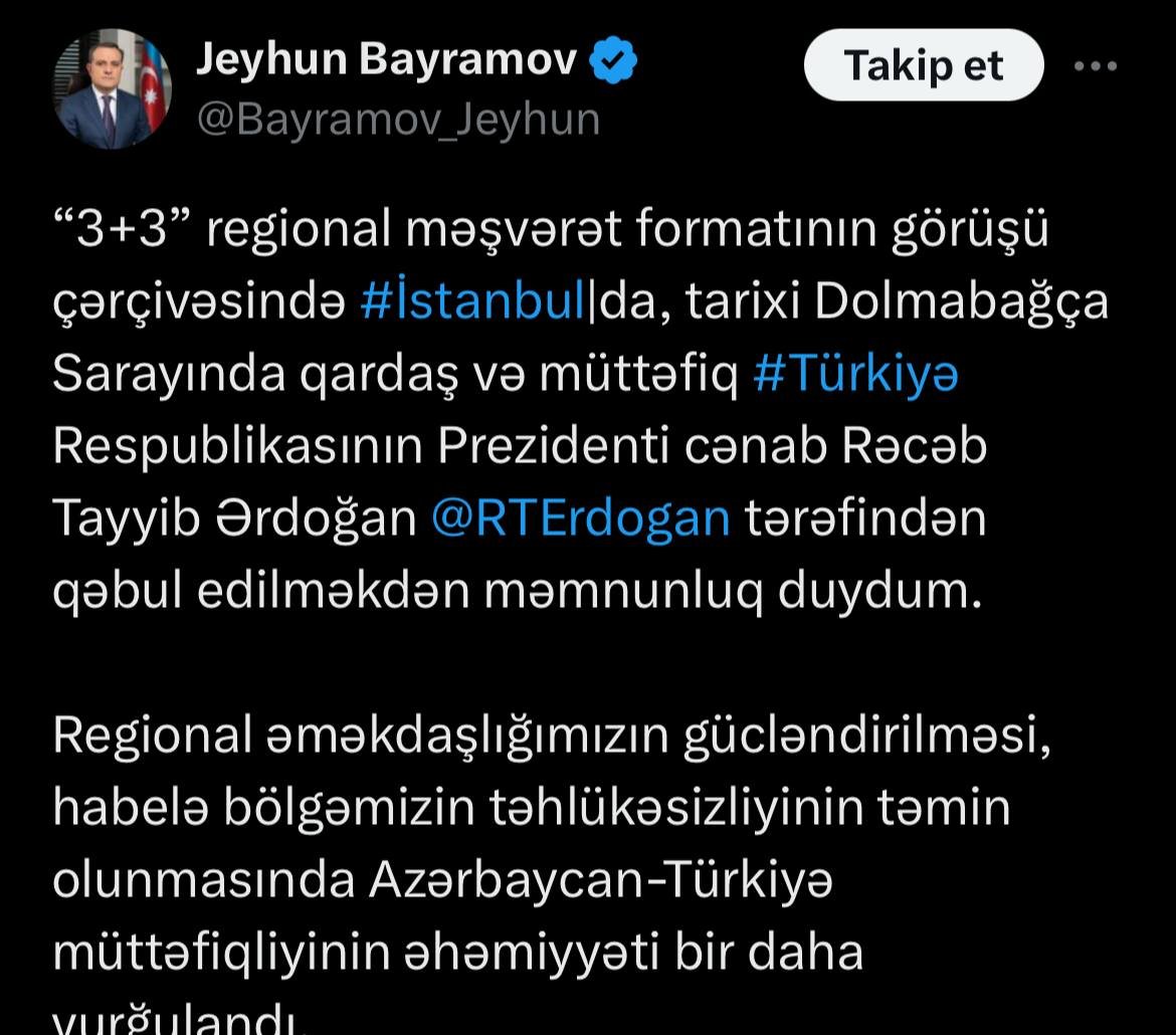 Ceyhun Bayramov: “Ərdoğanla görüşdə Azərbaycan-Türkiyə müttəfiqliyinin əhəmiyyəti vurğulanıb” - FOTO - foto 1