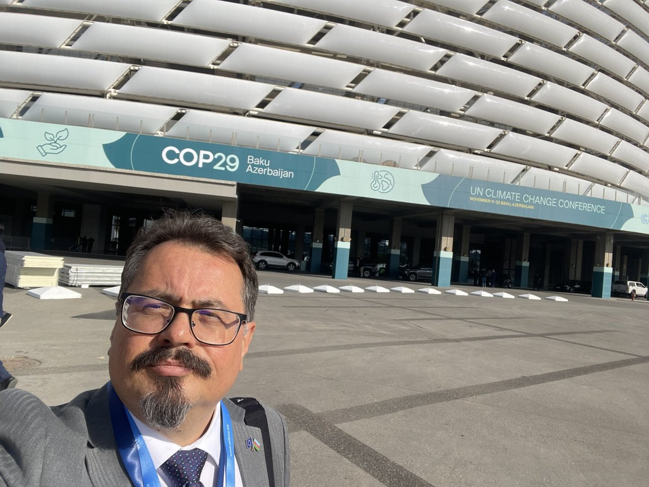 Aİ-nin Azərbaycandakı səfiri COP29-un keçiriləcəyi məkanda - FOTO - foto 1
