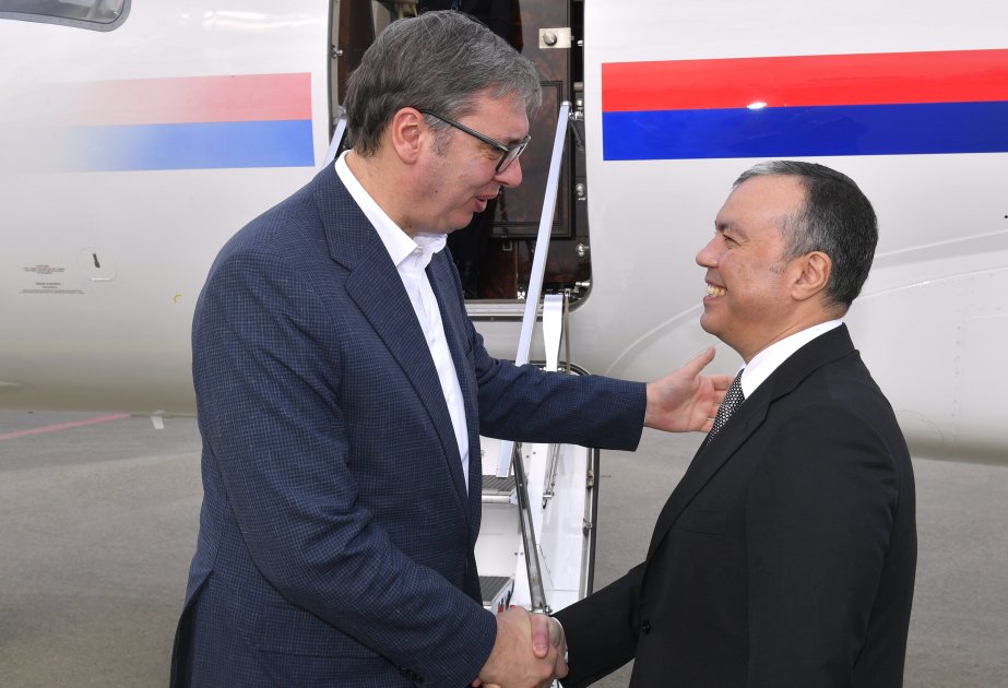Serbiya və Slovakiya prezidentləri Bakıda – FOTO - foto 1