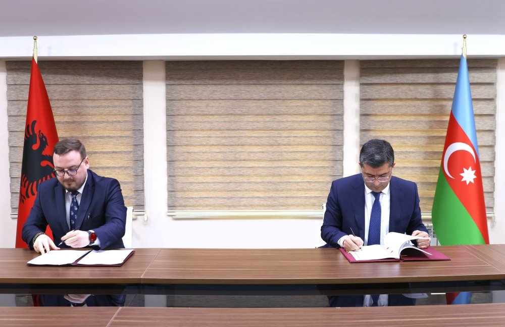 Azərbaycan və Albaniya arasında media sahəsində Anlaşma Memorandumu İMZALANDI – FOTO - foto 1