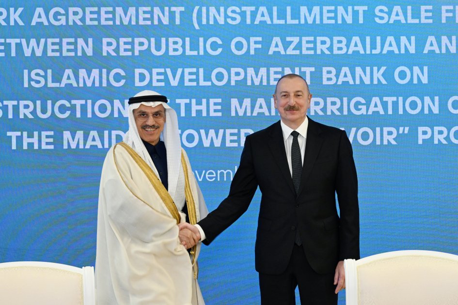 İlham Əliyev İslam İnkişaf Bankının prezidenti ilə görüşdü – FOTO - foto 1