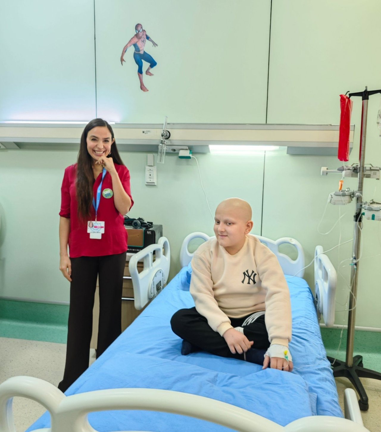 Leyla Əliyeva Uşaq Onkologiya Klinikasında - FOTO - foto 2