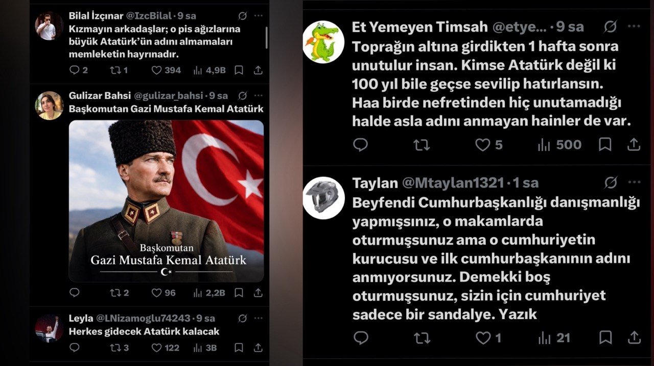 Atatürkün adını çəkməyən Sarala Türkiyə ictimaiyyətindən sərt reaksiya: “Var ol, Prezident Əliyev!” – FOTO - foto 1