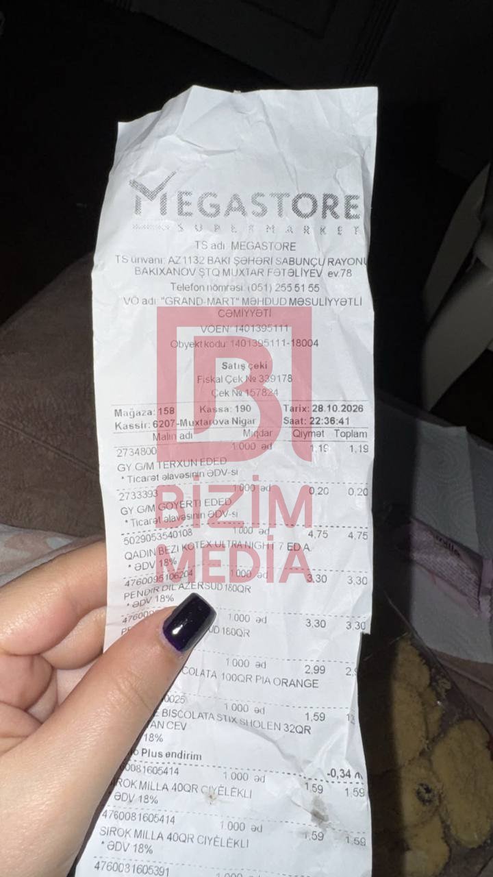 "Megastore"dan aldığı məhsulların hamısı xarab çıxdı – VİDEO - foto 1