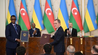 İlham Əliyevin və Pol Kaqamenin iştirakı ilə sənədlərin mübadiləsi mərasimi oldu - VİDEO