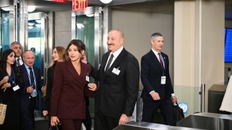 Prezident və birinci xanım BMT-nin mənzil qərargahında – FOTO/VİDEO