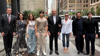 Prezident və ailə üzvləri Nyu-Yorkda – FOTO