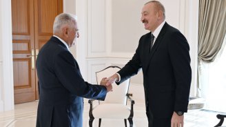 İlham Əliyev Qəbələdə Binəli Yıldırımı qəbul etdi – FOTO/VİDEO