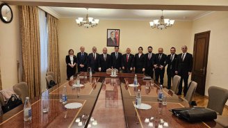 Hikmət Hacıyev Şuşada Türkiyə nümayəndə heyəti ilə görüşüb - FOTO