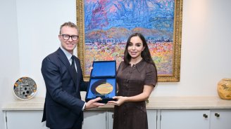 Leyla Əliyeva ÜST-nin Avropa üzrə Regional Ofisinin xüsusi nümayəndəsi ilə görüşüb - FOTO