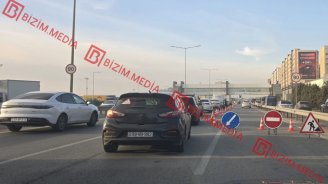 Bakı-Sumqayıt yolundakı tıxacın səbəbi BİLİNDİ &ndash; VİDEO