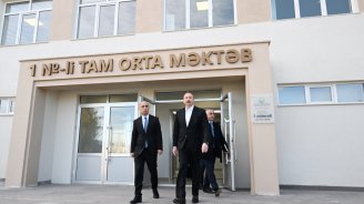 Kərkicahanda tam orta məktəbin binası istifadəyə verildi - FOTO