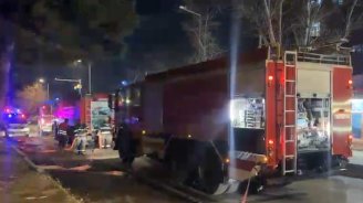 Yasamaldakı yanğın söndürüldü - YENİLƏNİB - FOTO/VİDEO