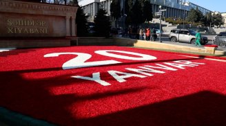 Şəhidlər xiyabanı 20 Yanvar gününə belə hazırlanır &ndash; VİDEOREPORTAJ 