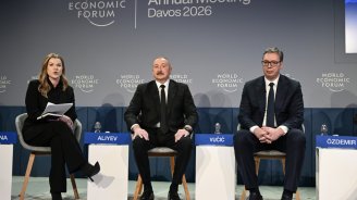 İlham Əliyev Davosda panel iclasında İŞTİRAK EDİB - FOTO